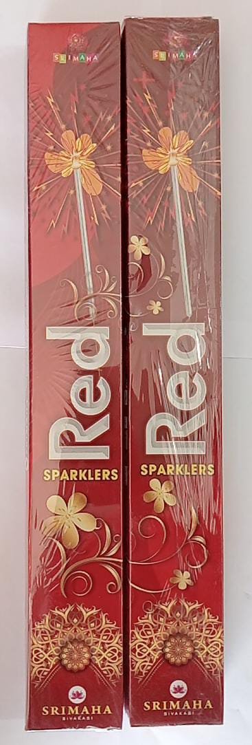 30CM RED SPARKLERS