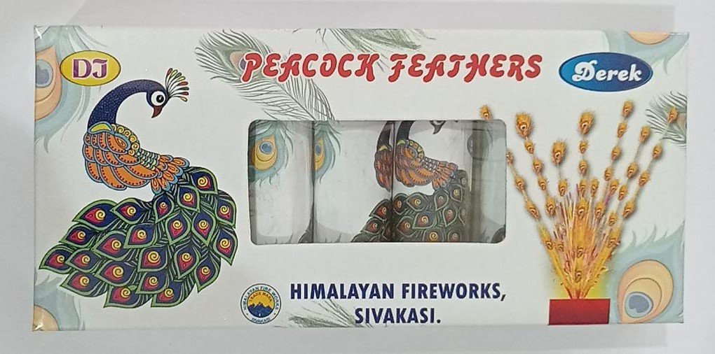 PEACOCK FEATHER (5 Pcs)